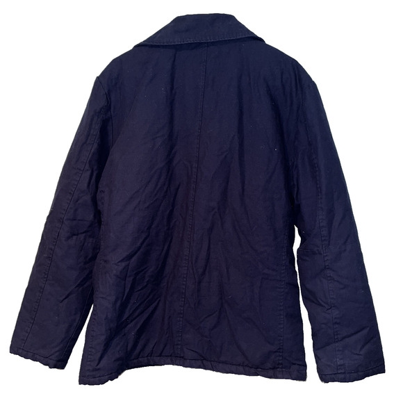 Alpha Industries Double Breasted Navy Blue Easton Pea Coat Size XL NWT RARE - Picture 5 of 13